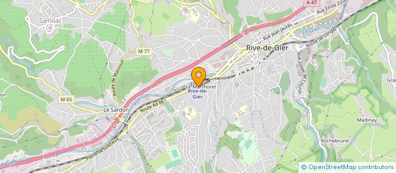localisation de l'entreprise MONSIEUR FREDERIC CAPUANO à RIVE-DE-GIER