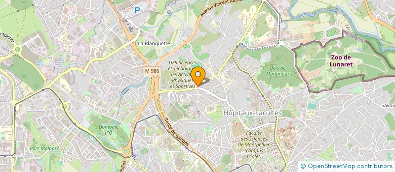 localisation de l'entreprise MONSIEUR FREDERIC CAPUTO à MONTPELLIER