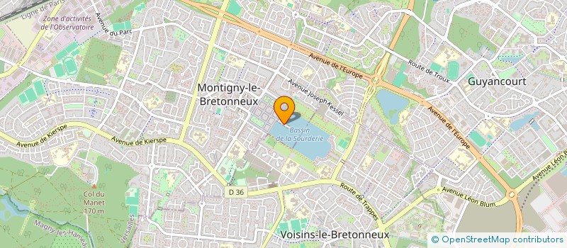 localisation de l'entreprise MONSIEUR FREDERIC CARBAIN  MONTIGNY-LE-BRETONNEUX