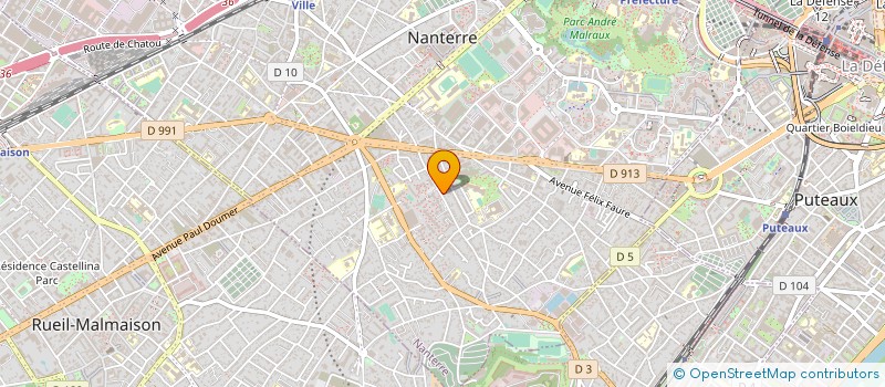 localisation de l'entreprise MONSIEUR FREDERIC CARCERERI à NANTERRE