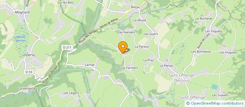 localisation de l'entreprise MONSIEUR FREDERIC CARDINAL  SAINT-OFFENGE