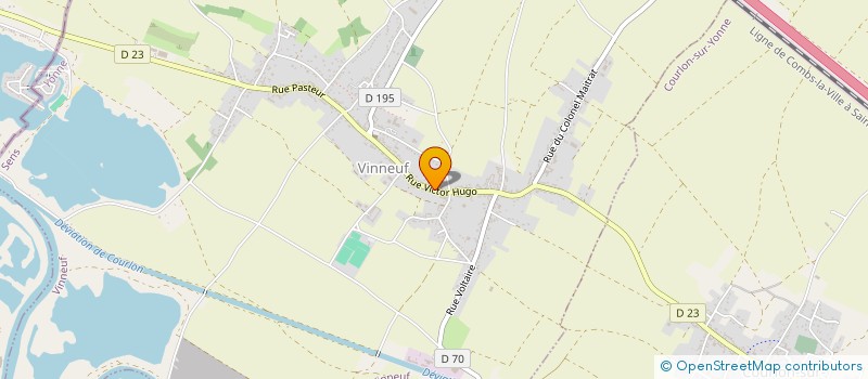 localisation de l'entreprise MONSIEUR FREDERIC CARDOSO  VINNEUF