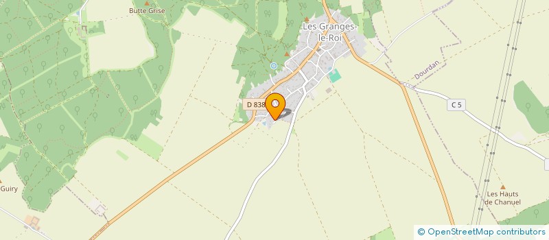 localisation de l'entreprise MONSIEUR FREDERIC CARLE à LES GRANGES-LE-ROI