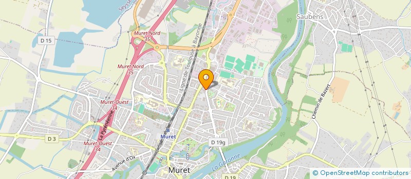 localisation de l'entreprise MONSIEUR FREDERIC CARLE  MURET