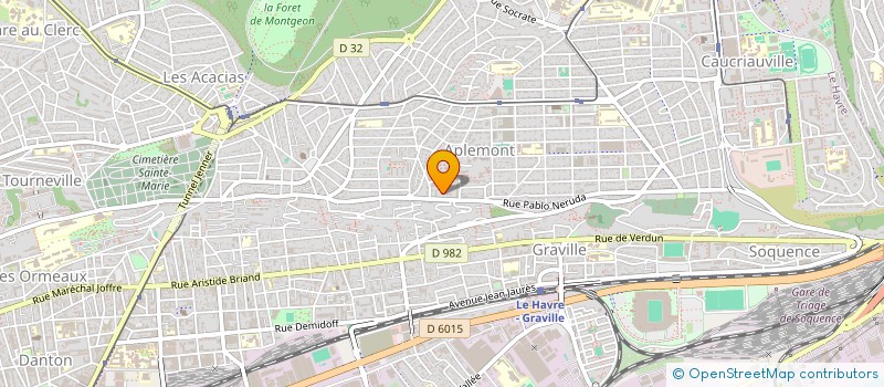 localisation de l'entreprise MONSIEUR FREDERIC CARLES à LE HAVRE