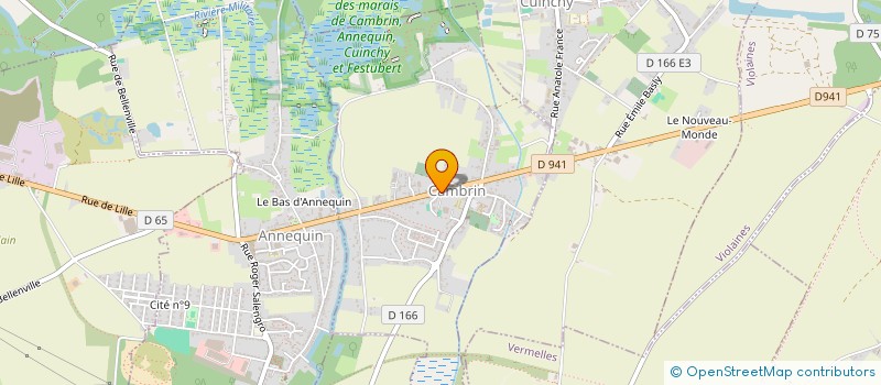 localisation de l'entreprise MONSIEUR FREDERIC CARNEIRO  CAMBRIN