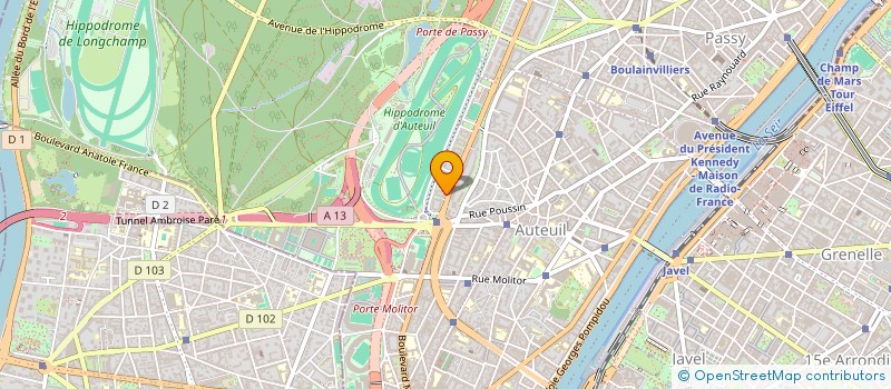 localisation de l'entreprise MONSIEUR FREDERIC CAROFF  PARIS