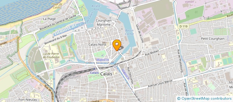 localisation de l'entreprise MONSIEUR FREDERIC CARON  CALAIS