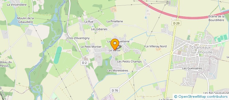 localisation de l'entreprise MONSIEUR FREDERIC CARON à TOURS