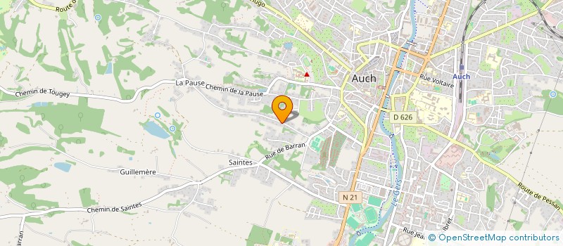 localisation de l'entreprise MONSIEUR FREDERIC CARON à AUCH