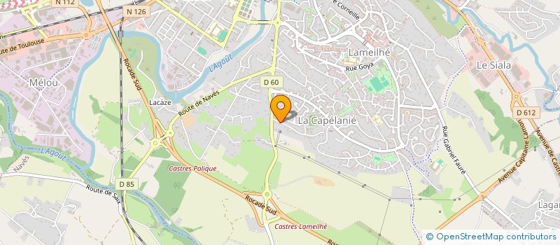localisation de l'entreprise MONSIEUR FREDERIC CARPE  CASTRES