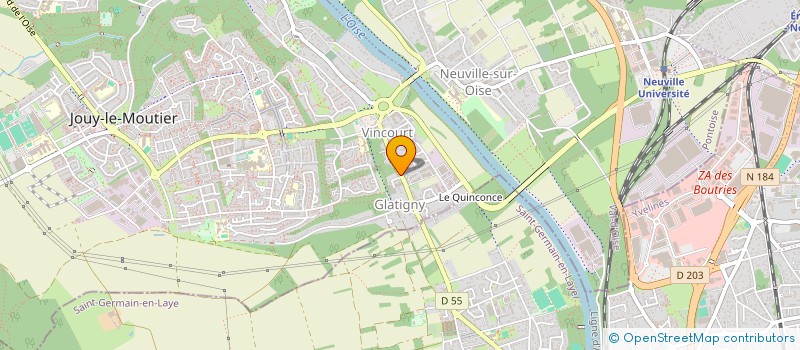 localisation de l'entreprise MONSIEUR FREDERIC CARPENTIER  JOUY-LE-MOUTIER