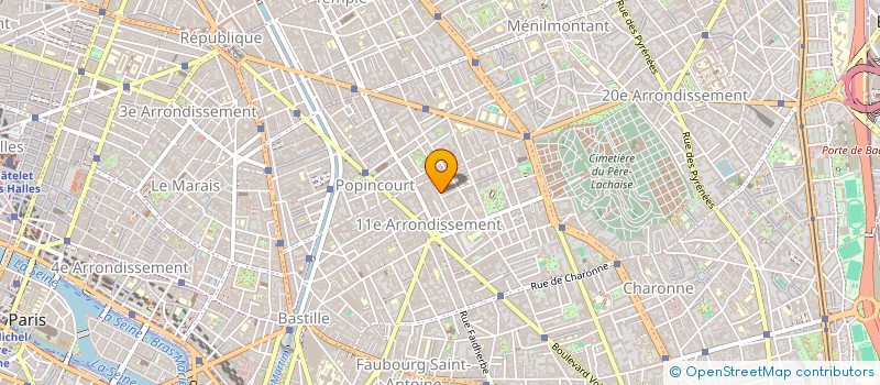 localisation de l'entreprise MONSIEUR FREDERIC CARPENTIER  PARIS