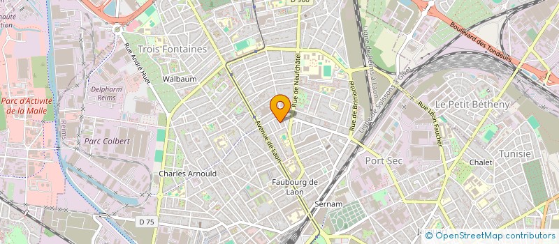 localisation de l'entreprise MONSIEUR FREDERIC CARRE  REIMS