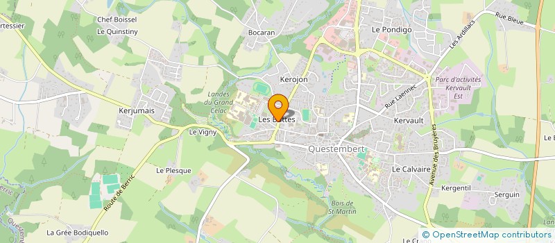 localisation de l'entreprise MONSIEUR FREDERIC CARRE  QUESTEMBERT