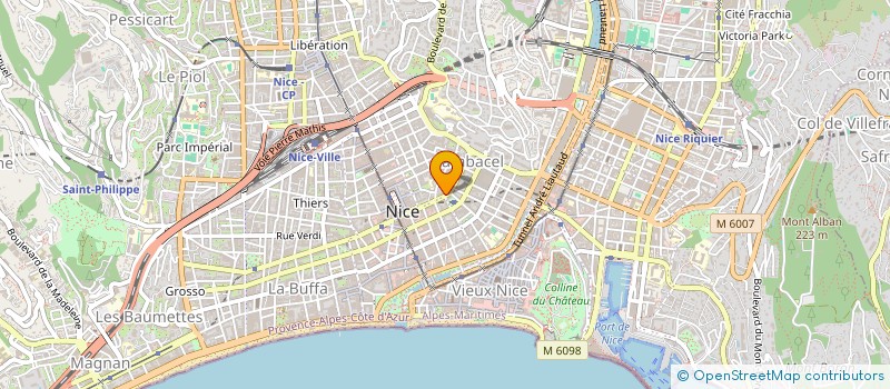 localisation de l'entreprise MONSIEUR FREDERIC CARREZ  NICE