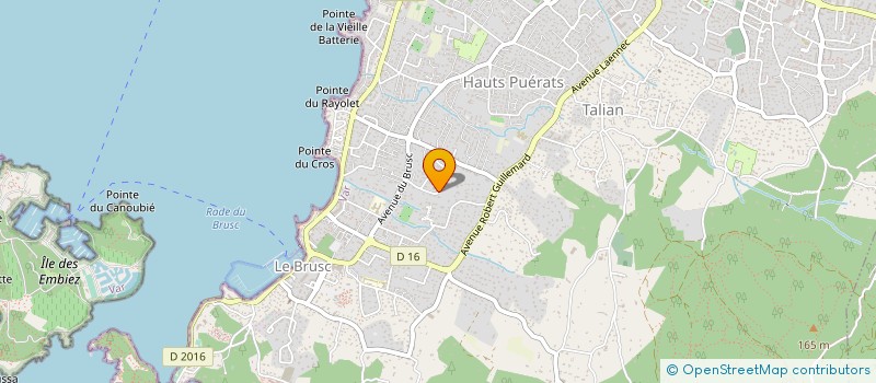 localisation de l'entreprise MONSIEUR FREDERIC CARRIERE à SIX-FOURS-LES-PLAGES