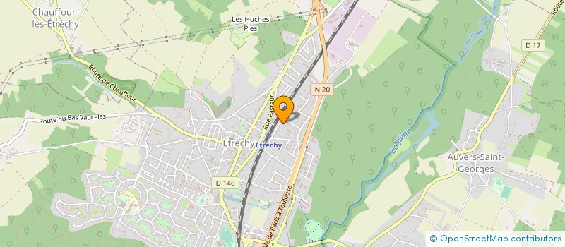 localisation de l'entreprise MONSIEUR FREDERIC CARTIER  ETRECHY