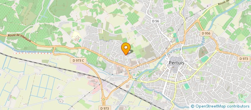 localisation de l'entreprise MONSIEUR FREDERIC CARTIER  PERTUIS