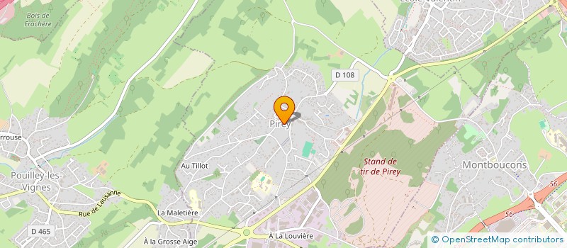 localisation de l'entreprise MONSIEUR FREDERIC CASALE  CHAUCENNE