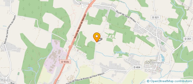 localisation de l'entreprise MONSIEUR FREDERIC CASSAGNE  BENQUET