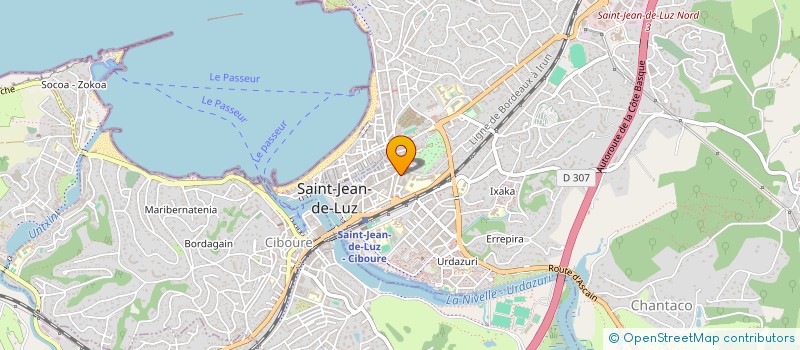 localisation de l'entreprise MONSIEUR FREDERIC CASTEGNARO  SAINT-JEAN-DE-LUZ