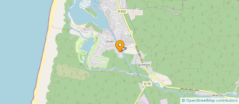 localisation de l'entreprise MONSIEUR FREDERIC CASTRA  SOUSTONS