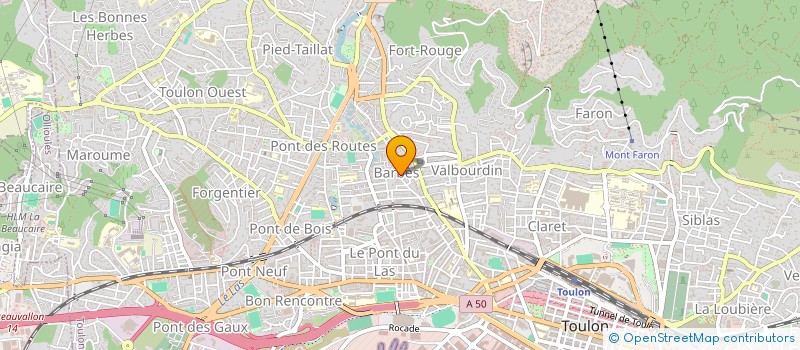 localisation de l'entreprise MONSIEUR FREDERIC CATANESE  TOULON