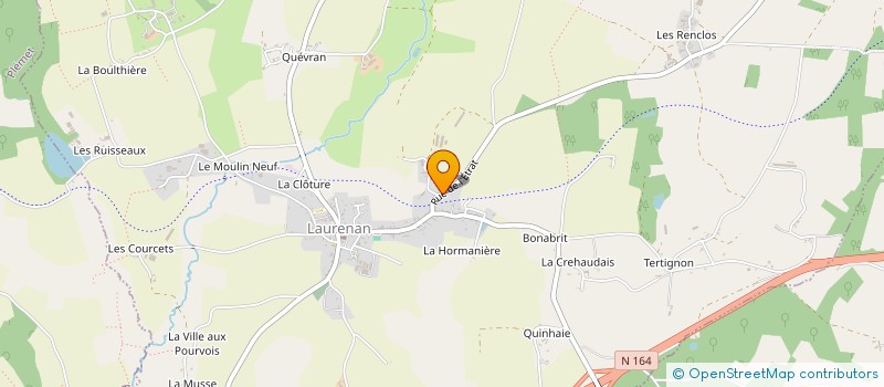 localisation de l'entreprise MONSIEUR FREDERIC CATTEAU  LAURENAN