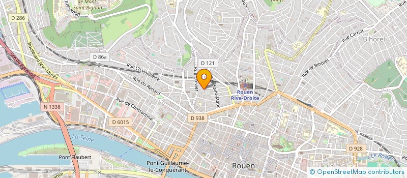 localisation de l'entreprise MONSIEUR FREDERIC CATTEAU à ROUEN