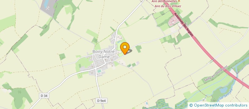 localisation de l'entreprise MONSIEUR FREDERIC CATTOEN à BOIRY-NOTRE-DAME