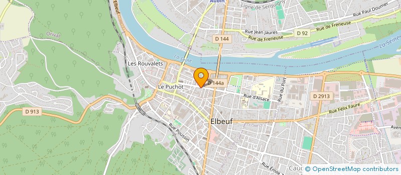 localisation de l'entreprise MONSIEUR FREDERIC CAULIER  ELBEUF