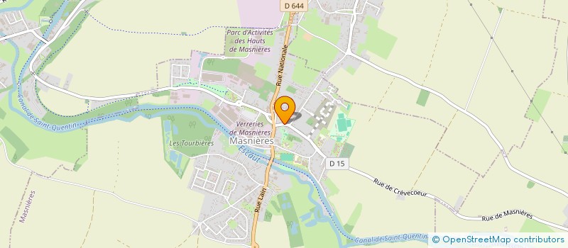 localisation de l'entreprise MONSIEUR FREDERIC CAVALIN  MASNIERES