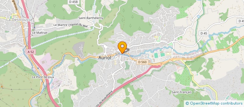 localisation de l'entreprise MONSIEUR FREDERIC CAVELLI  AURIOL