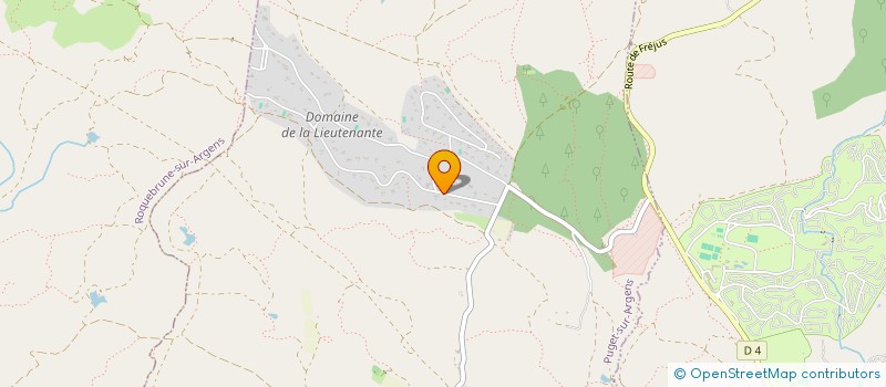 localisation de l'entreprise MONSIEUR FREDERIC CAZALA  PUGET-SUR-ARGENS
