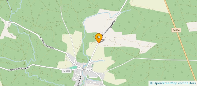 localisation de l'entreprise MONSIEUR FREDERIC CAZEAUX  MAZEROLLES