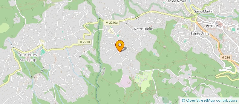 localisation de l'entreprise MONSIEUR FREDERIC CAZEAUX  VENCE