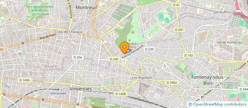 localisation de l'entreprise MONSIEUR FREDERIC CELESTIN à FONTENAY-SOUS-BOIS