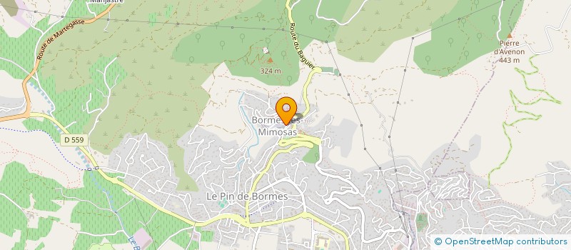 localisation de l'entreprise MONSIEUR FREDERIC CELLIER  BORMES-LES-MIMOSAS