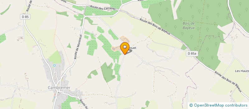 localisation de l'entreprise MONSIEUR FREDERIC CELLIER  NOTRE-DAME-D'ESTREES-CORBON