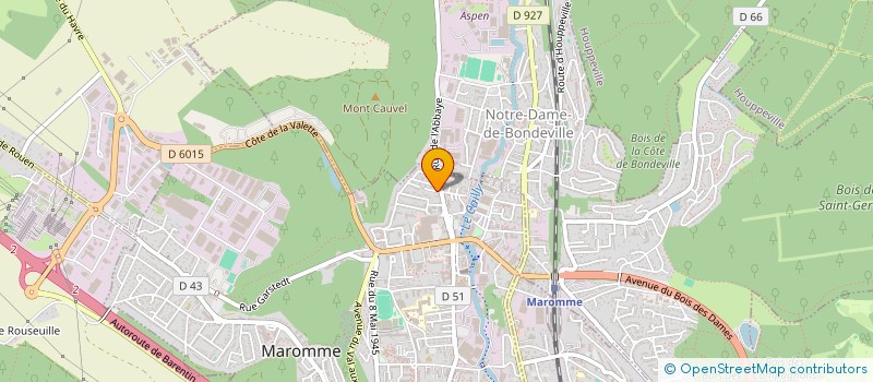 localisation de l'entreprise MONSIEUR FREDERIC CENTRACCHIO  MAROMME