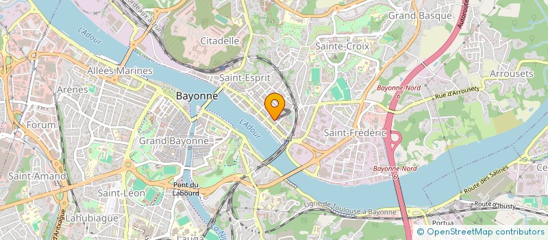 localisation de l'entreprise MONSIEUR FREDERIC CERDAN à BAYONNE