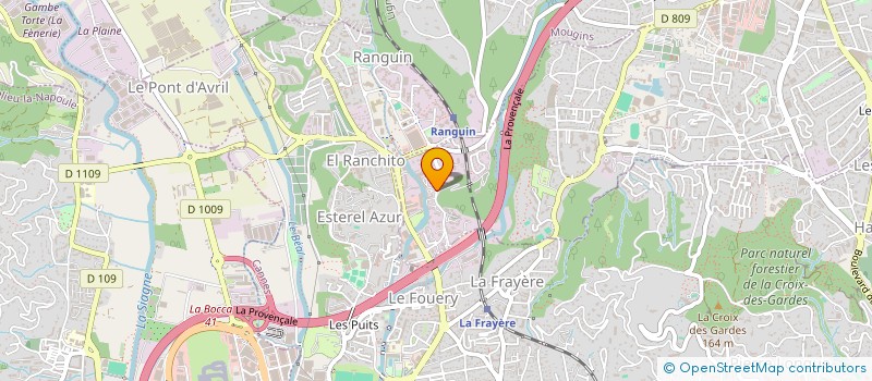 localisation de l'entreprise MONSIEUR FREDERIC CERDAN à LE CANNET