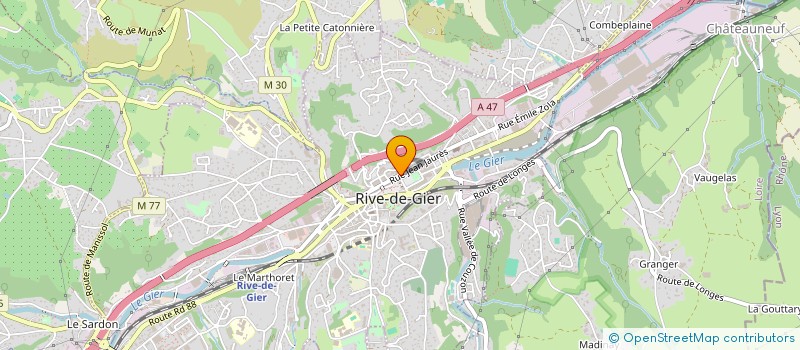 localisation de l'entreprise MONSIEUR FREDERIC CERVANTES à RIVE-DE-GIER
