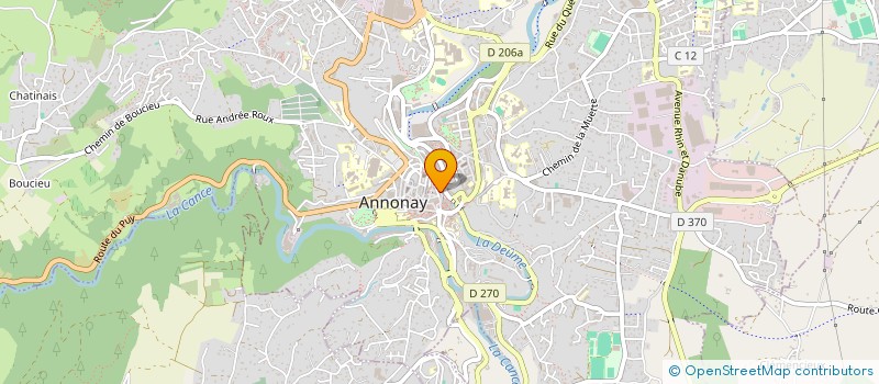 localisation de l'entreprise MONSIEUR FREDERIC CESA  ANNONAY