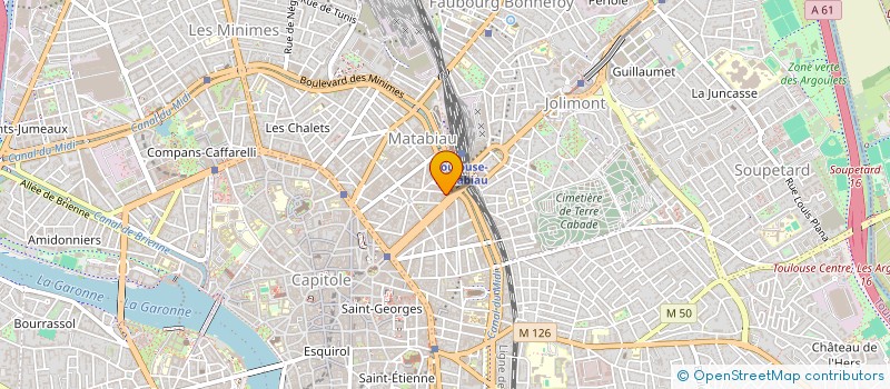 localisation de l'entreprise MONSIEUR FREDERIC CESSAT à TOULOUSE