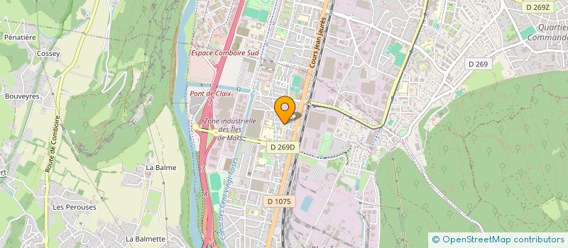 localisation de l'entreprise MONSIEUR FREDERIC CHABERT  LE PONT-DE-CLAIX