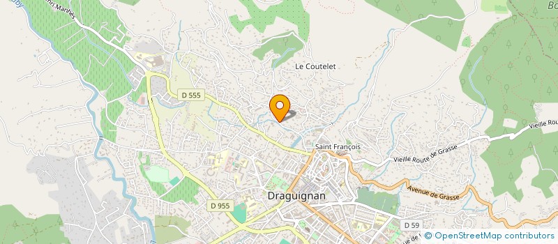 localisation de l'entreprise MONSIEUR FREDERIC CHABRAND  DRAGUIGNAN
