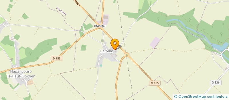 localisation de l'entreprise MONSIEUR FREDERIC CHABREDIER  LIERVILLE