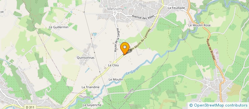 localisation de l'entreprise MONSIEUR FREDERIC CHADEBEC à MESSIMY